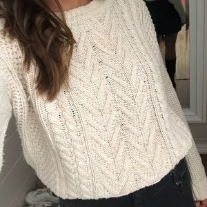 BDG Oversized light beige sweater